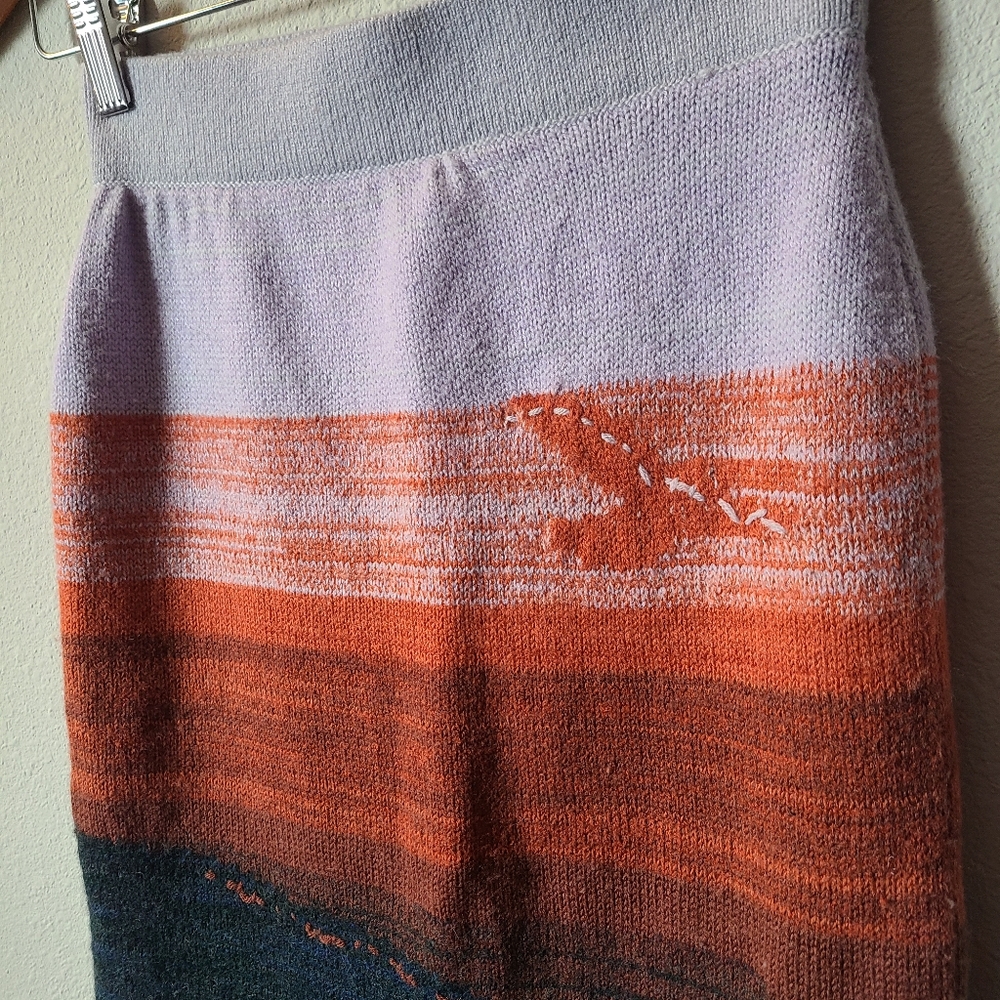 Anthropologie Multicolor Knit Skirt - Picture 4 of 9